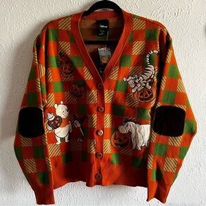 Winnie The Pooh Halloween Disney Cardigan NWT
